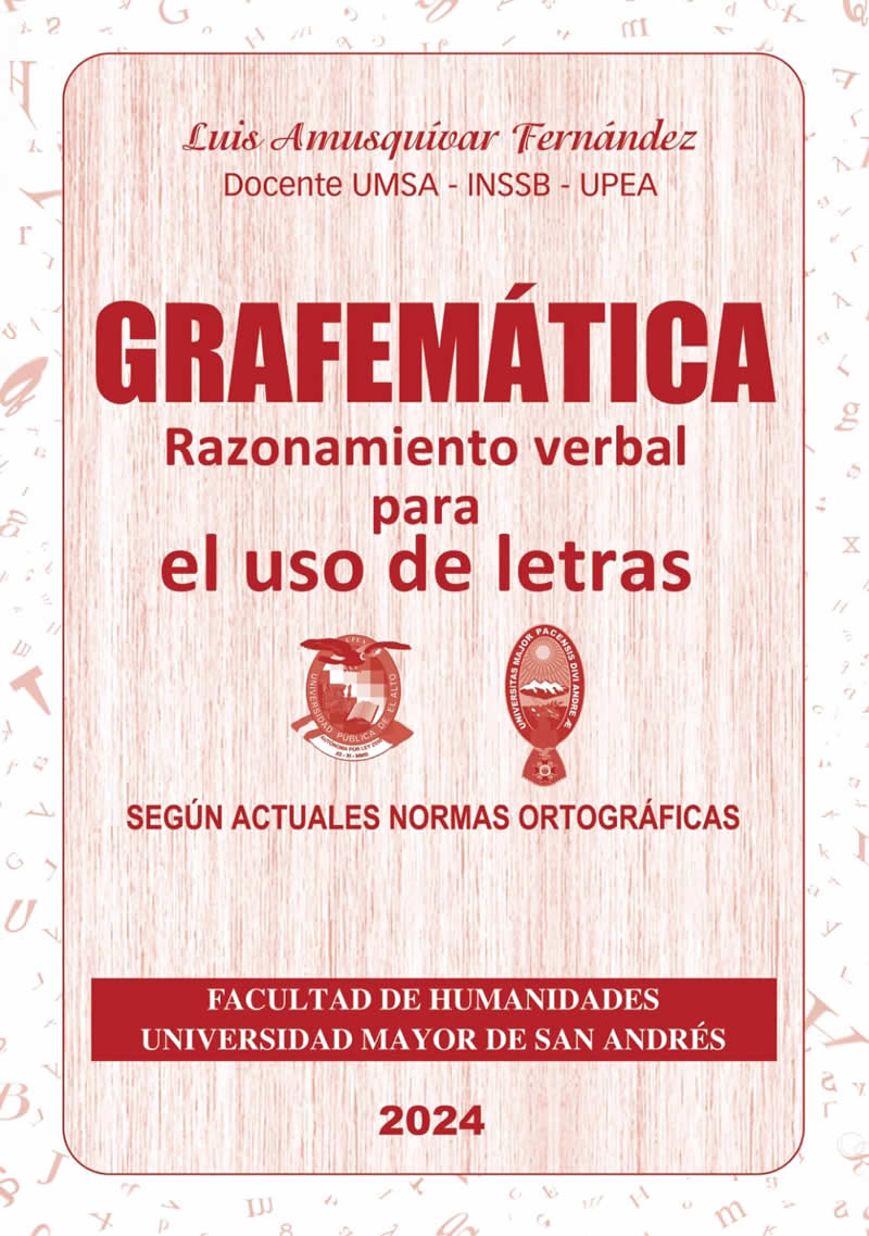 GRAFEMÁTICA Razonamiento verbal para el uso de letras